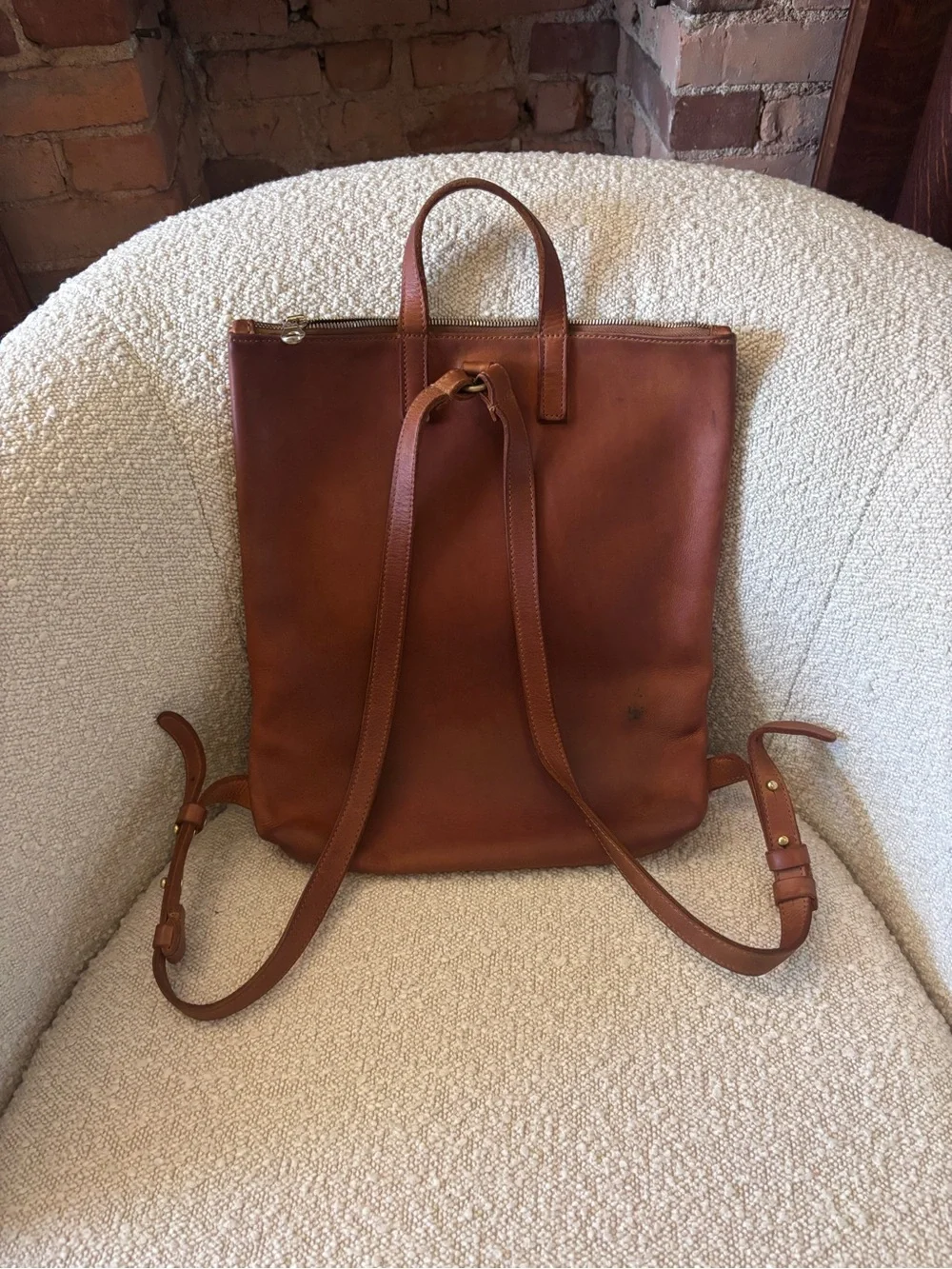 Parker Clay Miramar Leather Backpack